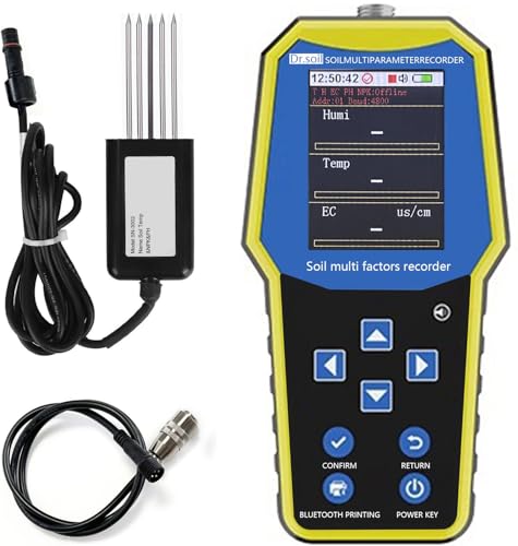 7-in-1-Multifunktions-Bodentester, pH-Meter-Kit mit Feuchtigkeits-, Temperatur-, Leitfähigkeits-, Stickstoff- und Phosphor- und pH-Test, LCD-Display, Bodenfeuchtigkeitsmessgerät mit Tragebox for die p 7-in-1-Multifunktions-Bodentester, pH-Meter-Kit mit Feuchtigkeits-, Temperatur-, Leitfähigkeits-, Stickstoff- und Phosphor- und pH-Test, LCD-Display, Bodenfeuchtigkeitsmessgerät mit Tragebox for die p von Xinzhai