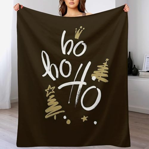 Ho Ho Ho Rug Für Sofa – Warme Und Flauschige Decke Für Herbst- Und Winterabende, 150×200cm von Xiputvl