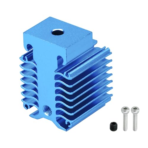 Ender 3 V3 blauer Kühlkörper 3D-Drucker-Zubehör, schneller Kühlblock für Ender-Serie, Extruder-Hotend-Kühlkörper, Aluminium-Kühlkörper-Ersatz für Ender 3 V3 Druckkopf-Heizblock-Set von Xirbbo