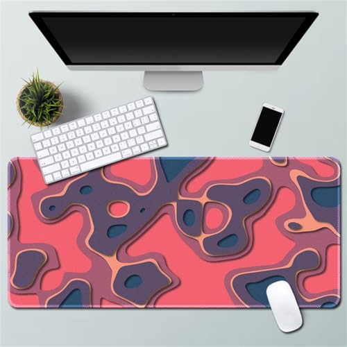 Xisnuient Gaming Mauspad - Cool Phantom Crackle Abstrakt Fantasy Personalisierte Mauspad Gummi Mauspad Desktop Mauspad (400 * 800 * 3mm,Muster 4) von Xisnuient