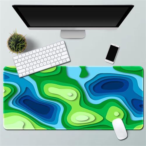 Xisnuient Gaming Mauspad - Cool Phantom Crackle Abstrakt Fantasy Personalisierte Mauspad Gummi Mauspad Desktop Mauspad (300 * 600 * 3mm,Muster 5) von Xisnuient
