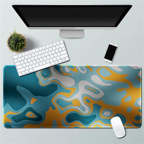 Xisnuient Gaming Mauspad - Cool Phantom Crackle Abstrakt Fantasy Personalisierte Mauspad Gummi Mauspad Desktop Mauspad (300 * 800 * 3mm,Muster 8) von Xisnuient