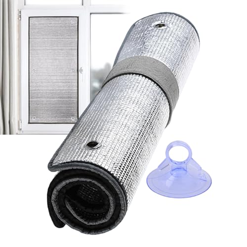 Reflektierende Blasen-Isolierfolie, doppelseitiger Aluminiumfolien-Blasenschild, Aluminiumfolie, Wärmedämmung, Strahlungsbarriere für Fenster, Wohnmobil, Dach, Garagentor Reflektierende Blasen-Isolierfolie, doppelseitiger Aluminiumfolien-Blasenschild, Aluminiumfolie, Wärmedämmung, Strahlungsbarriere für Fenster, Wohnmobil, Dach, Garagentor von Xistuoz