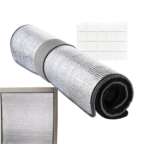 Reflektierende Blasen-Isolierfolie, doppelseitiger Aluminiumfolien-Blasenschild, Aluminiumfolie, Wärmedämmung, Strahlungsbarriere für Fenster, Wohnmobil, Dach, Garagentor Reflektierende Blasen-Isolierfolie, doppelseitiger Aluminiumfolien-Blasenschild, Aluminiumfolie, Wärmedämmung, Strahlungsbarriere für Fenster, Wohnmobil, Dach, Garagentor von Xistuoz