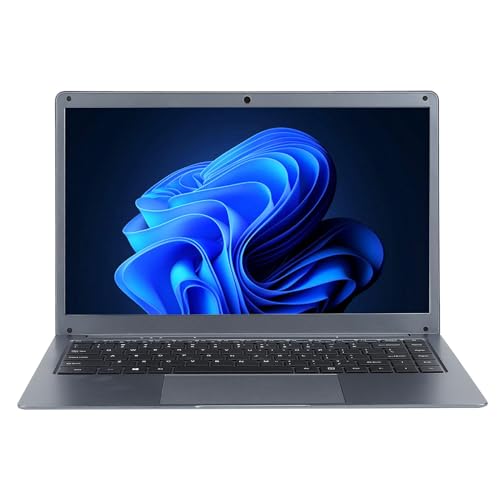 Xiuganpo 14,1-Zoll-4000-mAh-Laptop, Laptop für Büroarbeit mit Großem Betrachtungswinkel, Full-HD-LCD-Bildschirm (1366 X 768), 6 GB RAM, 512 GB SSD, 3D-Sound-Laptop für 10 Pro von Xiuganpo