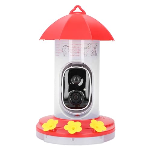 Intelligente Vogelfutterhaus-Kamera, Vogelerkennungskamera, 2,4 G WiFi Vogelbeobachtungskamera Echtzeitbenachrichtigungen, Stabile WLAN-Unterstützung für Vogelbeobachtung, von Xiuganpo