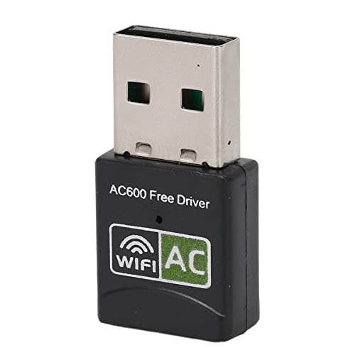 USB-WLAN-Adapter, 600 Mbit/s Kabelloser Netzwerkadapter, Plug-and-Play, Reduziert Interferenzen 2,4 G 5,8 G für den Desktop USB-WLAN-Adapter, 600 Mbit/s Kabelloser Netzwerkadapter, Plug-and-Play, Reduziert Interferenzen 2,4 G 5,8 G für den Desktop von Xiuganpo