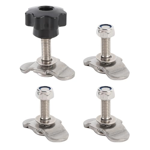 Xiuganpo 4pcs L Double Lug -Gewinde -Nutnuss -Anpassung, M8x35mm Edelstahl -Stahl -Biege -Montageschrauben für Anhängerladung, Pickup, Wohnmobil, ATV, 5500 Lbs Bruchfestigkeit Xiuganpo 4pcs L Double Lug -Gewinde -Nutnuss -Anpassung, M8x35mm Edelstahl -Stahl -Biege -Montageschrauben für Anhängerladung, Pickup, Wohnmobil, ATV, 5500 Lbs Bruchfestigkeit von Xiuganpo
