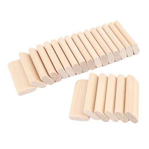 Xiuganpo 50 Stück Holz Domino Tenon Set, Dübel Block 8x22x50mm, Multifunktion Ale Lose Tenons für Tischlerei Holz Bearbeitungs Möbel Spleißen, Tischlerei, Gehäuse und Arbeit von Xiuganpo