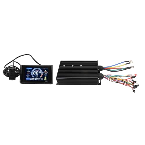 Xiuganpo 5000W Breom Controller, Absolutes ABS -Messgerät Motorsteuerer ohne Lichtbürste mit LCD -Bildschirm Zum Radfahren von Xiuganpo