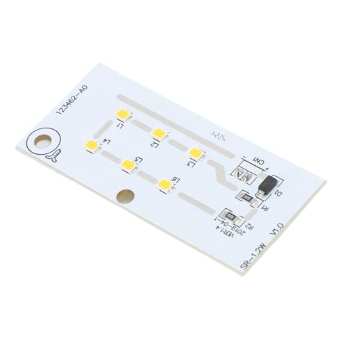 Xiuganpo 5304517872 LED-LED-Licht, Energieeffiziente Mikrowellen-LED-Leuchtplatine Niedriger Stromverbrauch für den Ersatz für den Haushalt für 123462-A0 4920115 AP6809088 Xiuganpo 5304517872 LED-LED-Licht, Energieeffiziente Mikrowellen-LED-Leuchtplatine Niedriger Stromverbrauch für den Ersatz für den Haushalt für 123462-A0 4920115 AP6809088 von Xiuganpo