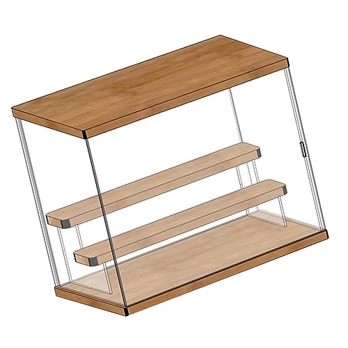 Xiuganpo Aktionszahlen Zeigen Ein Fall, Multifunktionaler Schutzraumorganisation Staubdes Klarer Aktionsabbildungsbox Zur Anzeige Kleiner Puppen (3 -stufige Treppe M 32x18x26,4 cm) von Xiuganpo