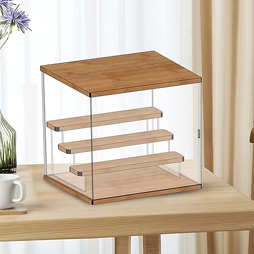 Xiuganpo Aktionszahlen Zeigen Ein Fall, Multifunktionaler Schutzraumorganisation Staubdes Klarer Aktionsabbildungsbox Zur Anzeige Kleiner Puppen (4 -stufige Treppe L 32x26x30,4 cm) von Xiuganpo