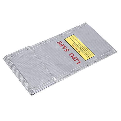 Xiuganpo Batterieschutzbeutel, Kleiner 10 X 20 Cm Langlebiger Lithium -Ionen -Batteriebeutel, Tragbar für die Aufbewahrung und den Transport von Batterien für den Elektriker für Safe von Xiuganpo