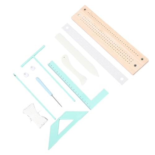 Xiuganpo Bookbinding Supply Kit, Holzbuchbindungswerkzeuge und Multifunktionale Kunststoffwerkzeuge für Täglich Xiuganpo Bookbinding Supply Kit, Holzbuchbindungswerkzeuge und Multifunktionale Kunststoffwerkzeuge für Täglich von Xiuganpo