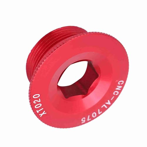 Xiuganpo CORBA -Befestigungsschraube, Austausch eines Glatten Kurbelschraube für EIN Fahrrad für EIN Integriertes Gang (Rot) von Xiuganpo