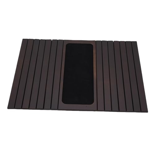 Xiuganpo Couch Armlrenest Tablett, Flexibles Sofa -Tablett für Couch -Sofa -Armtisch mit Antislip -Silikon, Fernbedienungen, Telefone, Snacks und Mehr Passen die Meisten Sofas, (Brown) von Xiuganpo