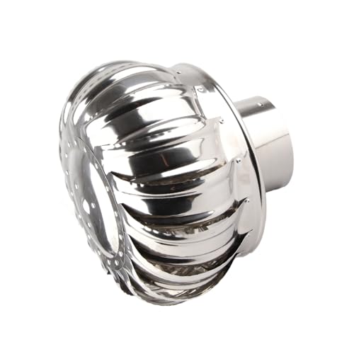 Xiuganpo Dachlüftungslüfter, Entlüftungsdachbodenbeatmung Automatisch Arbeiten Hochtemperaturfeste Rostfreie Stahl, Stabil Langlebiger Dachbeatmung für Schornsteine von Xiuganpo