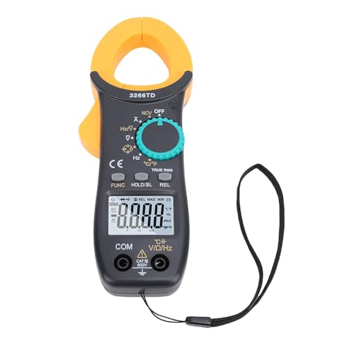 Xiuganpo Digitales Klemmmesser, AC DC-Spannungstester 3999 Zählt 1-4000 μf 0,1 Ω-20 M für den Elektrischen Nachweis von Xiuganpo