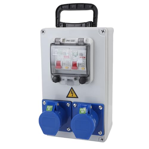 Xiuganpo Distributionskasten für Elektrische Sockel, Multifunktionaler Auslassbox IP44-67 Wassersicher für die Baustelle Xiuganpo Distributionskasten für Elektrische Sockel, Multifunktionaler Auslassbox IP44-67 Wassersicher für die Baustelle von Xiuganpo