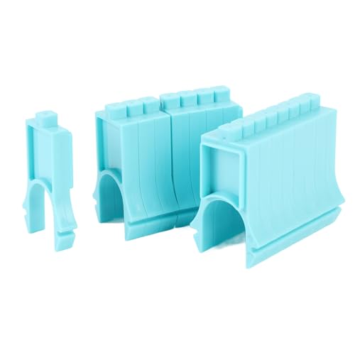 Xiuganpo Drahtkühlregalstapel, 16pcs Raumsparende Wiederverwendbare Kunststoffschichthalterstacker Sicher für die Küche (kurz) von Xiuganpo