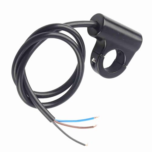 Xiuganpo Druckknopf -Lenker -Montageschalter, Fahrradlichtschalter Lenker Schalter Motorrad Lenkerschalter Lichtschalter, Wasserdichtes Motorrad Lenkerschalter, Lenkerlichtschalter für Scheinwerfer von Xiuganpo