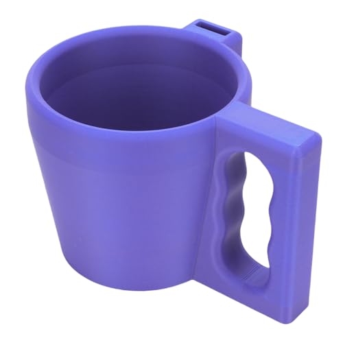 Xiuganpo Eiscreme -Pint -Halter, Eiscreme Pint Isolierhülsenabdeckung ABS Multifunktional Exquisite Handwerkskunst Stilvoller Look für Gefrorenes Dessert (PURPLE) von Xiuganpo