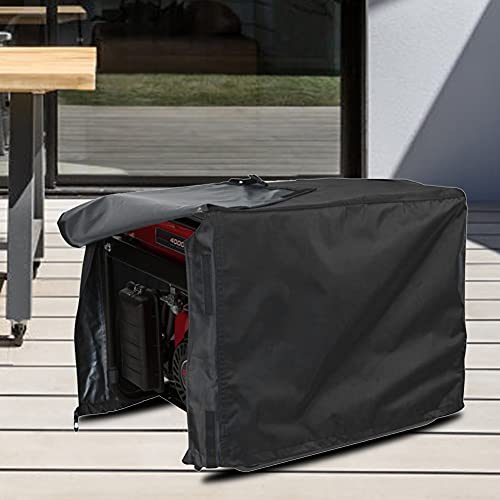 Xiuganpo Elektromeratorabdeckung, Elektrische Staubdichtes Outdoor-Elektrogeneratorabdeckung, Balkon-Terrassegarten (BLACK) von Xiuganpo
