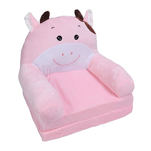 Xiuganpo Faltbare -Sofa, Weiche und Atmungsaktive Kleinkind -Couch mit -Folding -Schaumkissen, Niedliche Cartoon -Comfy Couch für 18 Monate und Höher, Kinderfaltungssofa -Bett (2 Etagen) von Xiuganpo