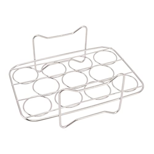 Xiuganpo Frittierregale, Hohe Stabilität 304 Edelstahl -Lebensmittel -Multi Verwendungs ​​-Eierdampferregal für Lebensmittel von Xiuganpo