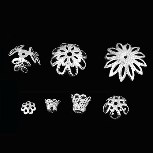 Xiuganpo Funktionale Dauerhafte Abstandshalterkappe, Blumenabstandshalterkappe, Robuste Frauen für Juweliergeschäfte Damen Hausgebrauch (SILVER) von Xiuganpo