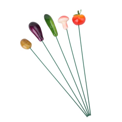 Xiuganpo Gartenpfahlendekoration, Multifunktionales Wettersicheres Rasenstockdekoration Im Freien Stilvoller Look für Blumentopf (C) von Xiuganpo