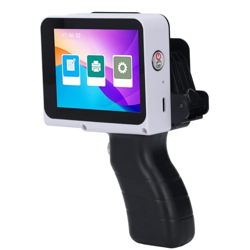 Xiuganpo Handheld -Tintenstrahldrucker, 12,7 Mm Handheld -Drucker mit Schneller Trocknen -Tintenpatrone und Touchscreen für Barcode QRCode -Batch -Number -Logo -Datumsdruckmaschine, Typ von Xiuganpo