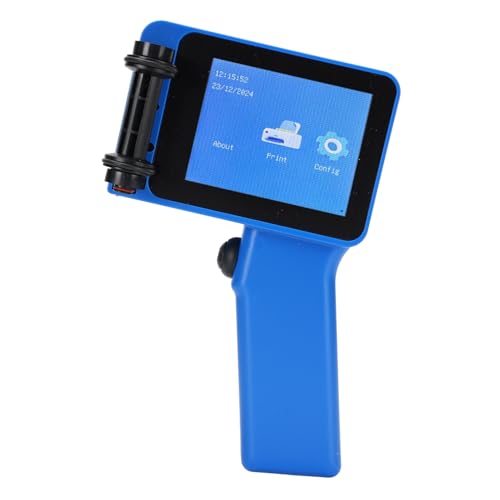 Xiuganpo Handheld-Tintenstrahldrucker mit HD LED 4.3in Touchscreen ohne Patrone, 2-12,7 Mm / 0.08-0,5 Zoll Einstellbare Tragbare Druckmaschine für Text QRCode Barcode Batch-Batchnummer von Xiuganpo