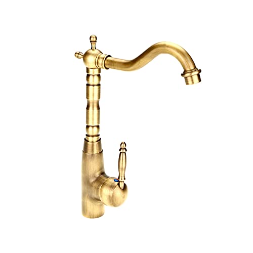 Xiuganpo Hochleistungs -Kaltrohre -Mischhahn mit Premium -Keramikventilen, Antiker Messing -Reverse -Osmose -Wasserhahn, RO -Wasserhahn mit Hohem Ausguss, Retro Solid Messing Spüle Xiuganpo Hochleistungs -Kaltrohre -Mischhahn mit Premium -Keramikventilen, Antiker Messing -Reverse -Osmose -Wasserhahn, RO -Wasserhahn mit Hohem Ausguss, Retro Solid Messing Spüle von Xiuganpo