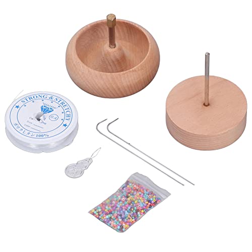 Xiuganpo Hölzerner Perlenspinner, Rostbezogene Anti -Korrosion 10 Cm Schnell Perlenperlenspinner für Schmuckherstellung Xiuganpo Hölzerner Perlenspinner, Rostbezogene Anti -Korrosion 10 Cm Schnell Perlenperlenspinner für Schmuckherstellung von Xiuganpo