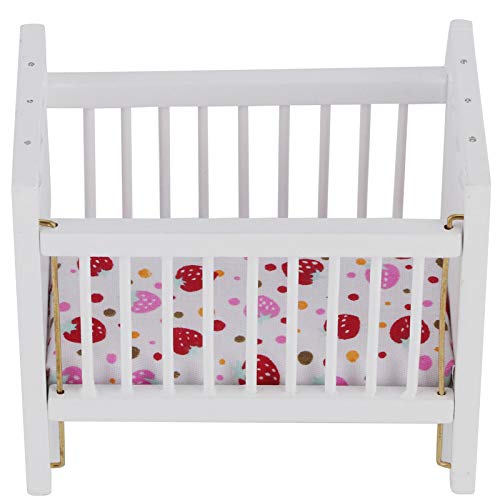 Xiuganpo Holzpuppenbett, Puppenbetten Spielzeug Babybett Babypuppenmöbel Babydoll Bed Puppenbettwäsche für Puppenhaus Xiuganpo Holzpuppenbett, Puppenbetten Spielzeug Babybett Babypuppenmöbel Babydoll Bed Puppenbettwäsche für Puppenhaus von Xiuganpo