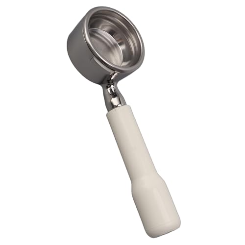 Xiuganpo Kaffee -Portafilter, Leicht zu Reinigende Komfortable Grip -Kaffeemaschinezubehör für Kaffee, die Langlebig für die Kaffeeherstellung (WHITE) von Xiuganpo