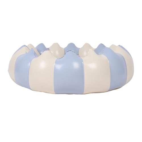 Xiuganpo Kleiner Aufblasbarer Pool, Aufblasbarer Ballgrubenpool Verdickte Sichere PVC für EIN Kleinkind für die Party (blau gestreift) von Xiuganpo
