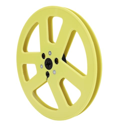Xiuganpo Leere Bandrolle, Klebebahnreel 6 Löcher 7 Zoll für die (YELLOW) von Xiuganpo