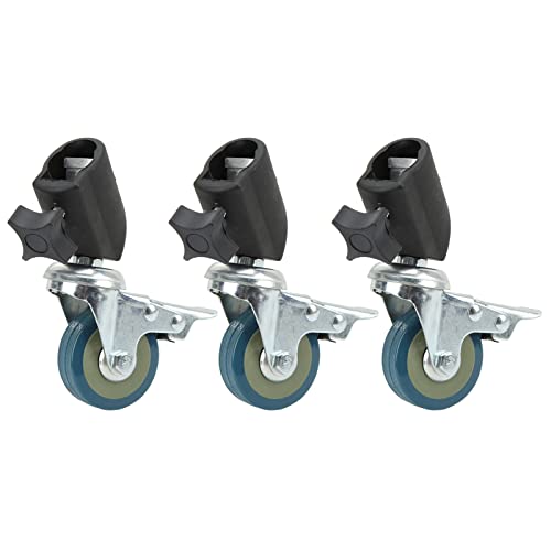 Xiuganpo Leichte Ständer Schwenkbare Rollen, Langlebige Hochleistungshärte 3pcs Verriegelungskaster -Set für Fotografie Leichtständer für Stativen Xiuganpo Leichte Ständer Schwenkbare Rollen, Langlebige Hochleistungshärte 3pcs Verriegelungskaster -Set für Fotografie Leichtständer für Stativen von Xiuganpo