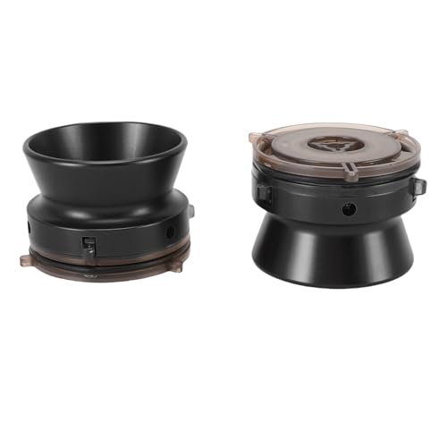 Xiuganpo NAB -Hub -Adapter, Präzise Fit Professionell 1/4 10 Zoll Zoll Opener Universal Ladegerät für Rollen zu Reel Kassettenrekorder (BLACK) von Xiuganpo