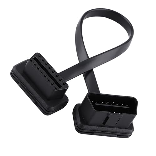 Xiuganpo OBD2 -Erweiterungsadapter, Automatischer Schutz OBD2 -Verlängerungskabel, Reparatursportwagenfahrer für Auto (30cm) von Xiuganpo