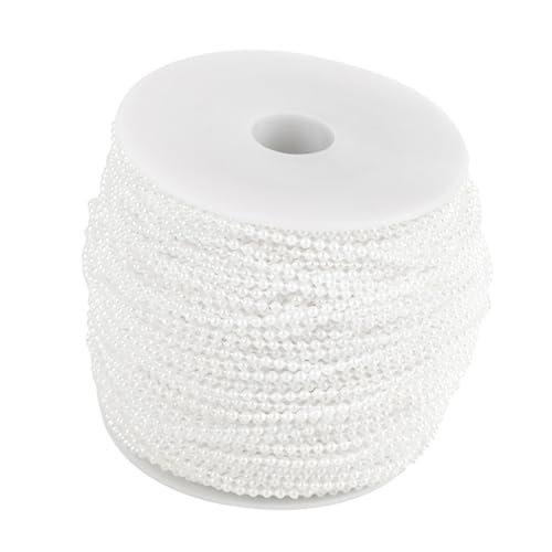 Xiuganpo Perle Girlandschnur, Perle Drahtperlen, Perlenroll -Imitation für Hochzeitsdekoration DIY Home Hotel (WHITE) von Xiuganpo