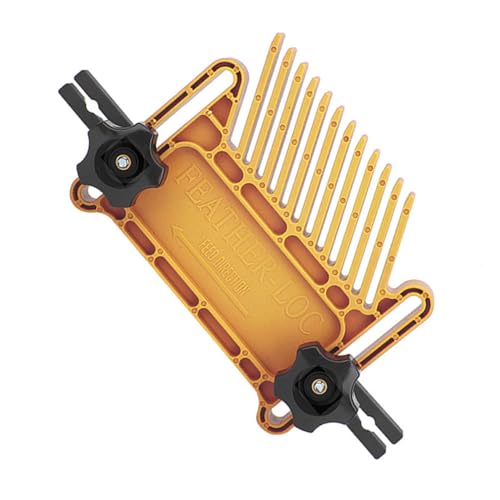 Xiuganpo Plastikfederbrett, Quadratisches Federbrett, Hochwertiges Holzbearbeitungswerkzeug, um Holz in Position Holzbearbeitungsholz zu Halten (Vier Quadratmeter Federbrettstil B Gelb) von Xiuganpo