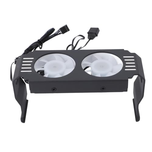 Xiuganpo RAM-Kühlungslüfter, Niedriges Rauschen Laufender Speichermodul Kühler PWM Smart Temp Control 1000-4500 U/Min Geschwindigkeitsschockdämpfung Dual-Lüfter für DDR DDR2 DDR3 DDR4 DDR5 (BLACK) Xiuganpo RAM-Kühlungslüfter, Niedriges Rauschen Laufender Speichermodul Kühler PWM Smart Temp Control 1000-4500 U/Min Geschwindigkeitsschockdämpfung Dual-Lüfter für DDR DDR2 DDR3 DDR4 DDR5 (BLACK) von Xiuganpo