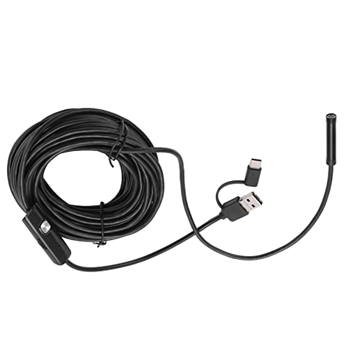 Xiuganpo Schlangenkamera, 3 in 1 USB Flexible Kabelendoskop 7,0 Mm 7,0 Mm für die Reparatur der Branchengeräte (10 m) von Xiuganpo