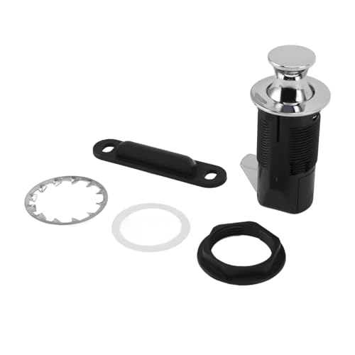 Xiuganpo Schubladenschloss, Eingebettete Schrankschloss Sicher und Sicheres Zinklegierung und ABS für Mailbox (Chrom) von Xiuganpo