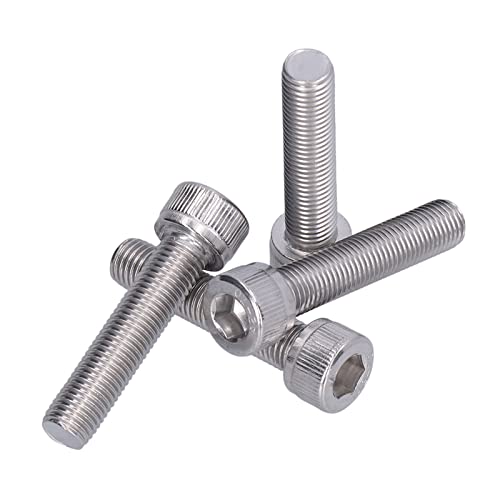 Xiuganpo Sechskant Screw/Fastener, Schraube der Kappe der 4PCS A2-70-Sockel in Edelstahl für den Bau der Automobilindustrie für Do-it-yourself-Arbeiten (M10*45) von Xiuganpo