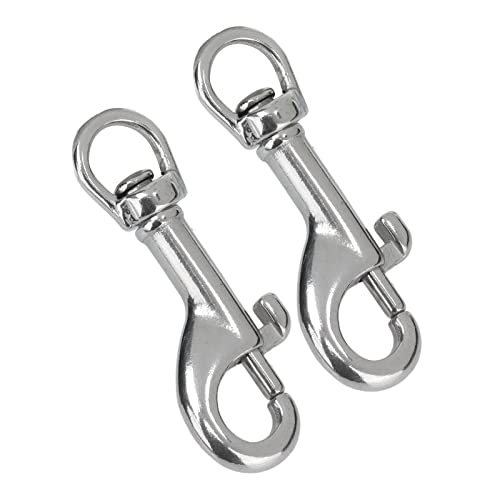 Xiuganpo Single Ended Tauchclips, 2pcs Hundekragenhaken Wasserdicht für das Fischen von Xiuganpo